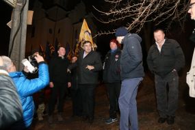 Activists at Solomenskiy District Court