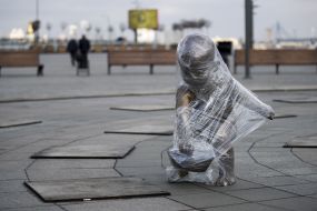 Sculpture of a child
