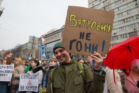 March of feminists in Kyiv