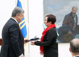 Petro Poroshenko and Bohdana Frolyak