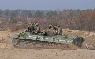 Training 59th motorized infantry brigade