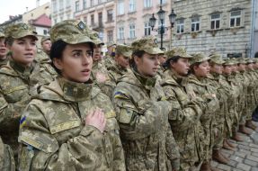 Lvivians sang the hymn of Ukraine