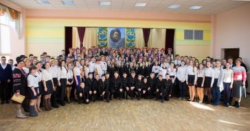 Marina Poroshenko visited the school in Kanev