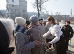 Marina Poroshenko in Kaniv