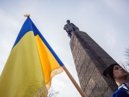 Monument on the grave of Taras Shevchenko