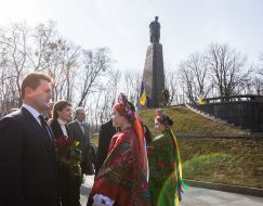 Marina Poroshenko in Kaniv