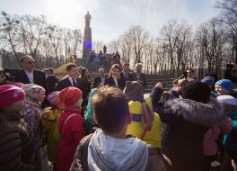 Marina Poroshenko in Kaniv