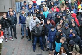Protest at courthouse