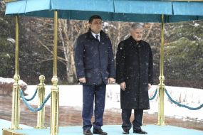 Владимир Гройсман и Бинали Йылдыры