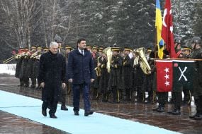 Владимир Гройсман и Бинали Йылдыры