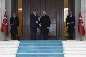 Владимир Гройсман и Бинали Йылдыры