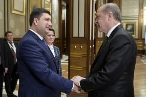 Владимир Гройсман и Реджеп Тайип Эрдоган