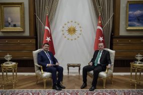 Vladimir Groisman and Recep Tayyip Erdogan