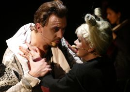 The premiere of the experimental production of the play "Hamlet"