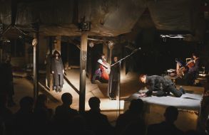 The premiere of the experimental production of the play "Hamlet"