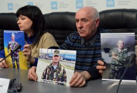 Press conference of relatives of missing cyborgs