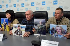 Press conference of relatives of missing cyborgs