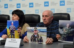 Press conference of relatives of missing cyborgs