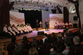 Yevhen Nyschuk and Gleb Prygunov during the presentation of certificates