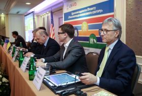 Michael Dovbenko, Ruslan Demchak and Vladimir Lavrenchuk