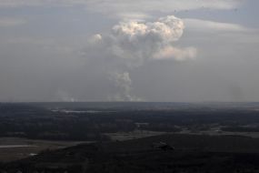 Explosions in a military warehouse near