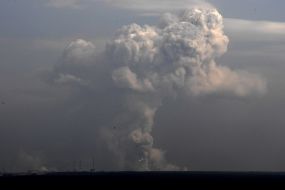 Explosions in a military warehouse near