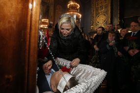 Farewell ceremony to Denys Voronenkov