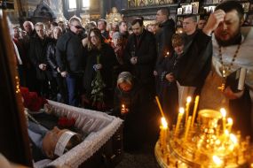 Farewell ceremony to Denys Voronenkov