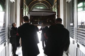 Farewell ceremony to Denys Voronenkov