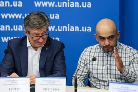 Sergey Taruta and Mustafa Nayem