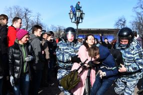 Anti-corruption demonstration in Moscow