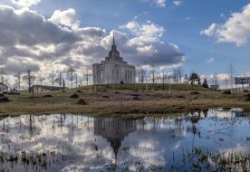 Храм мормонов "Церковь Иисуса Христа Святых последних дней"