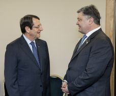 Petro Poroshenko and Nikos Anastasiadis