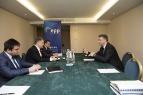 Petro Poroshenko and Andrej Plenković