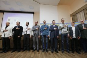 Participants of the 22nd Ukrainian Antarctic Expedition