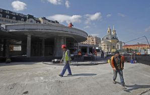 Reconstruction of the Poshtovaya Square in Kiev
