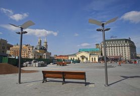 Poshtovaya Square in Kiev