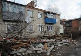 Destructions as a result of explosions in a military warehouse