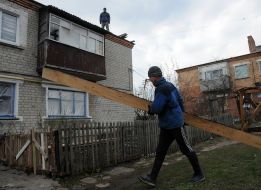Restoring homes in Balakleya