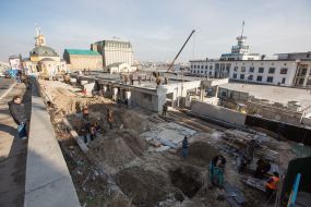 Reconstruction of the Poshtovaya Square in Kiev