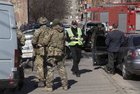 The cordon of the area