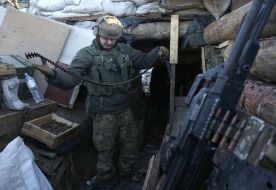 Ukrainian soldier