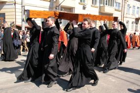Cross procession