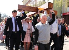 Cross procession
