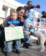 Action zoo defenders near the Verkhovna Rada