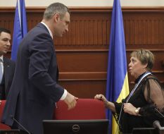 Vitali Klitschko and Tamara Shamo