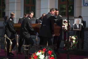 Farewell ceremony with Sergey Oleh