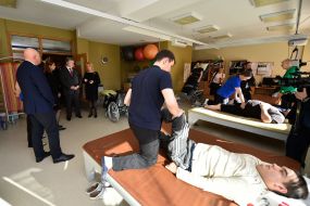 Petro Poroshenko visited the rehabilitation center "Vaivari"