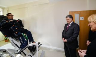 Petro Poroshenko visited the rehabilitation center "Vaivari"