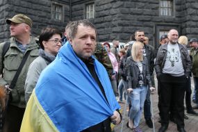 Акція біля Кабінету міністрів